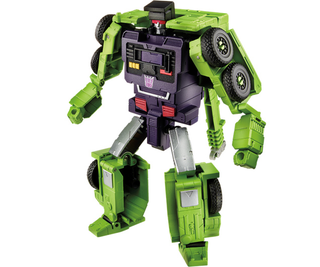 Illustration for article titled The Gigantic New Devastator Towers Over All Other Transformers